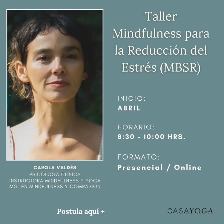 Afiche Taller Introducción a Mindfulness
